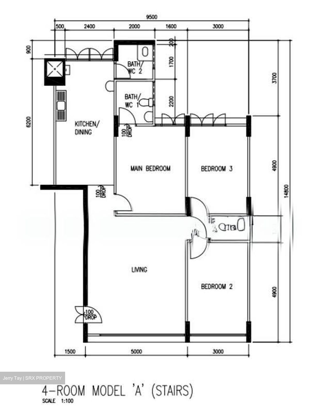 Blk 718 Bedok Reservoir Road (Bedok), HDB 4 Rooms #567838701